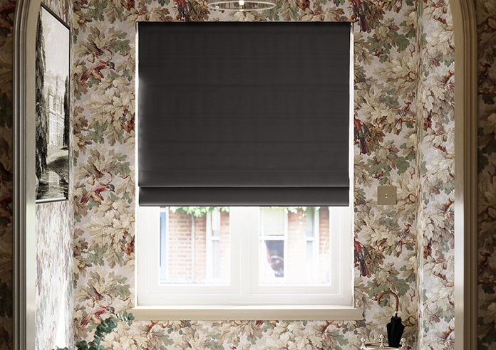 Devonshire, Charcoal - Roman Blind - Image 3